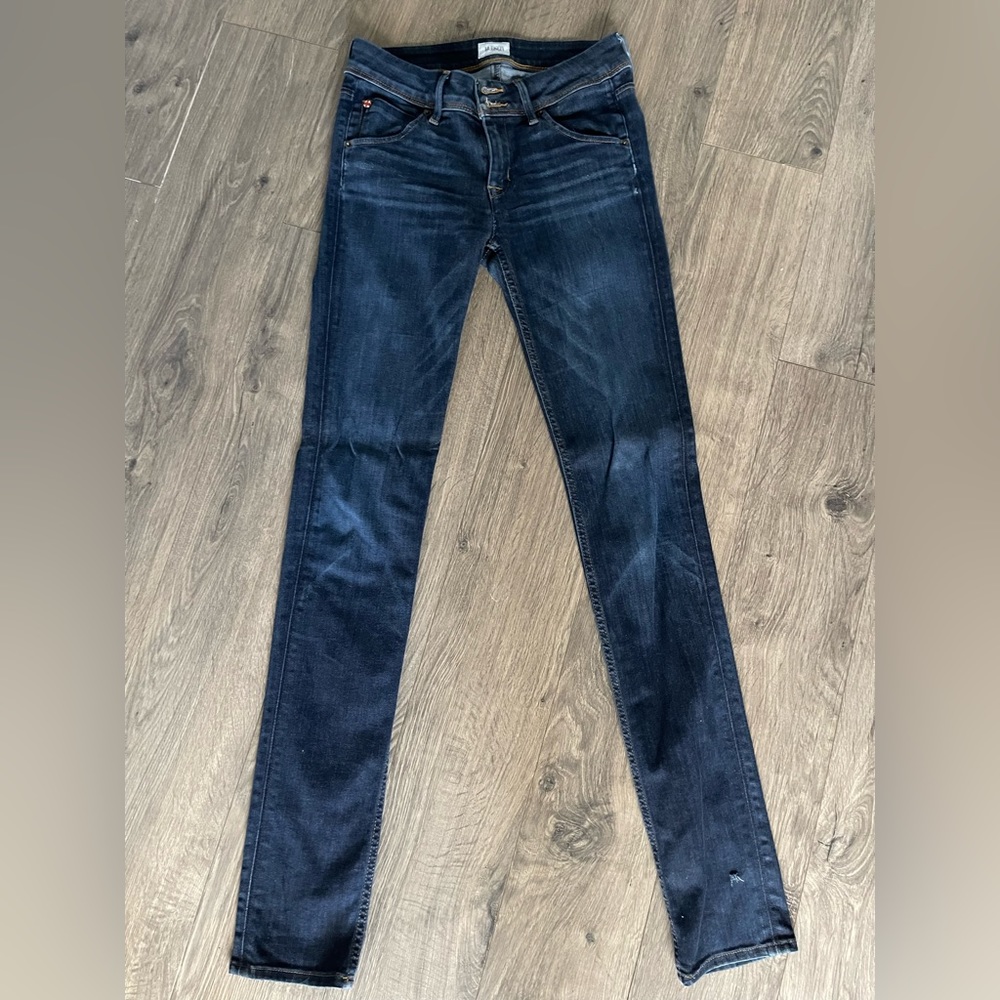Hudson Jeans Collin Mid-Rise supermodel skinny.  Size 26/33.